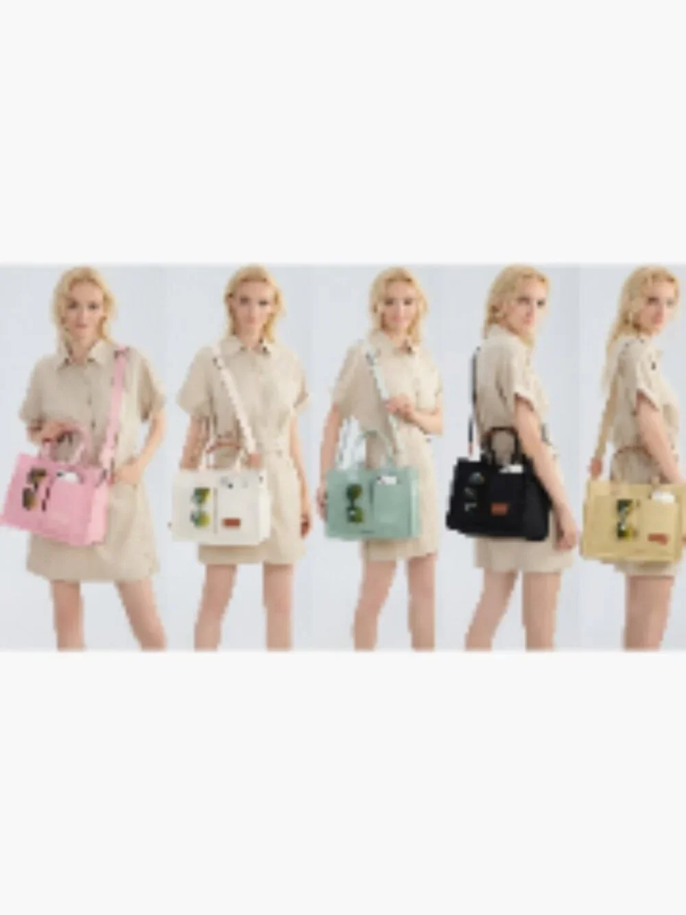Canvas Tote Bag for Women Large Laptop Crossbody Work Bag Teacher Nurse